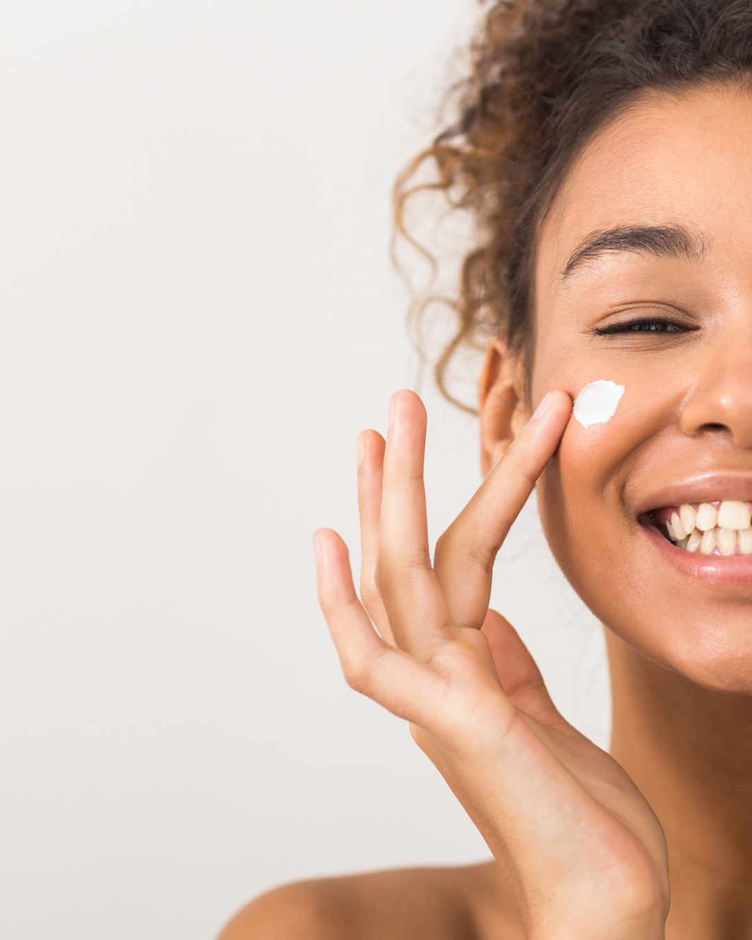 Hydrating skincare. 