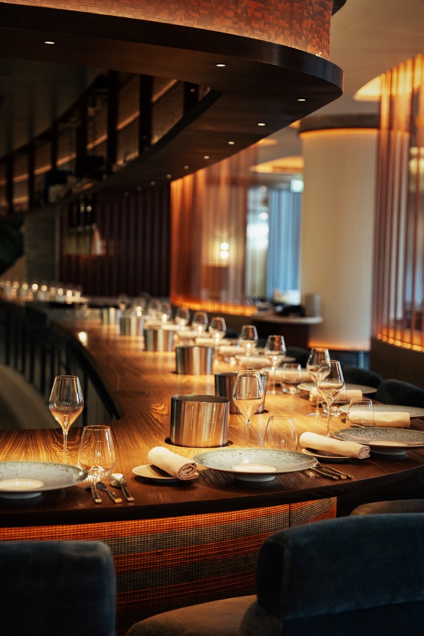 Pavyllon, chefs table. 