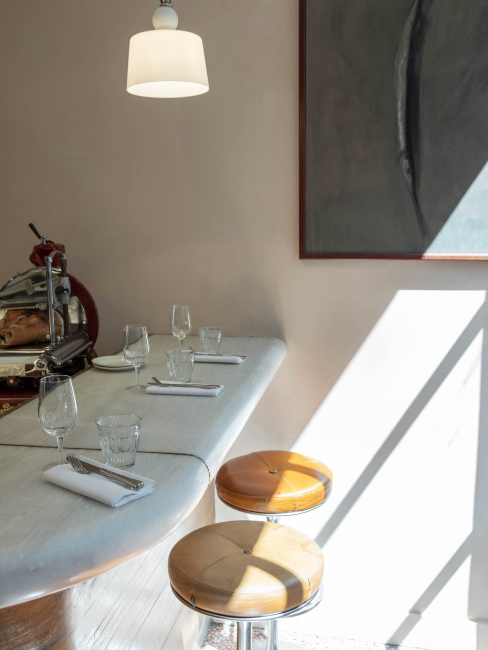 Bocca di Lupo, chefs table. 