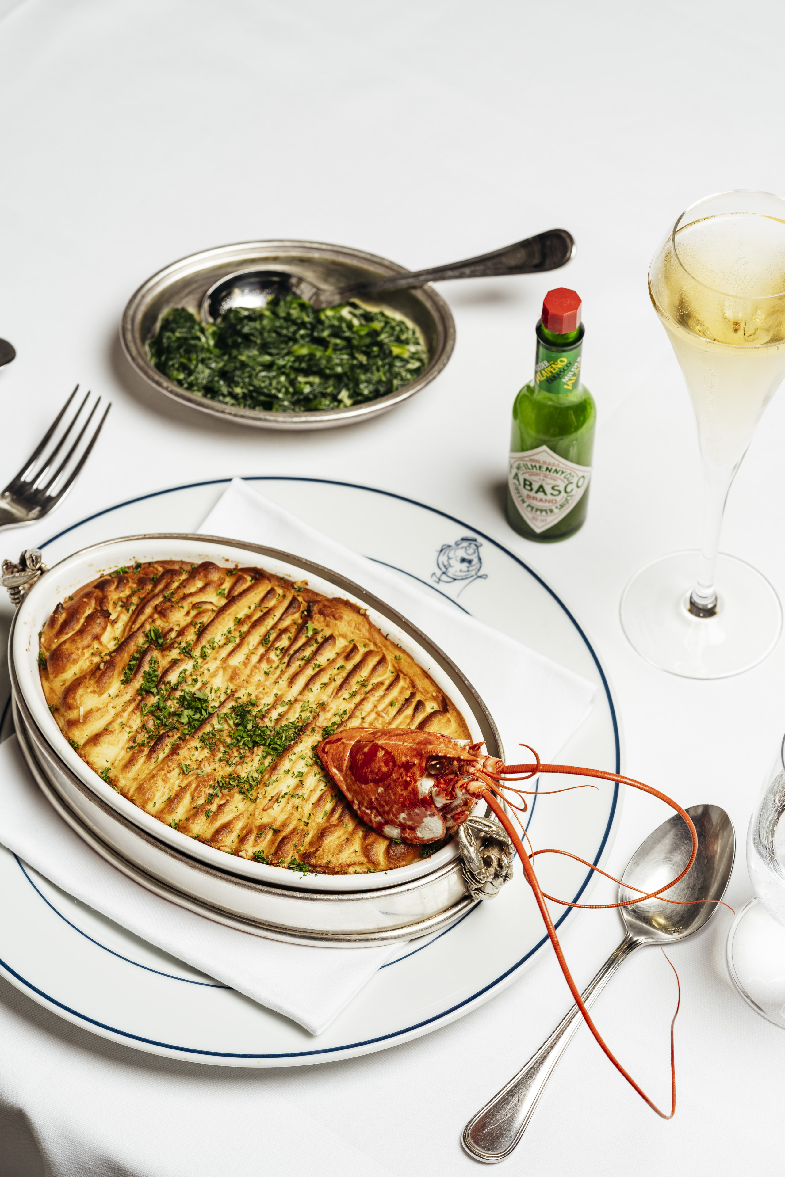 Fish pie, chefs table. 