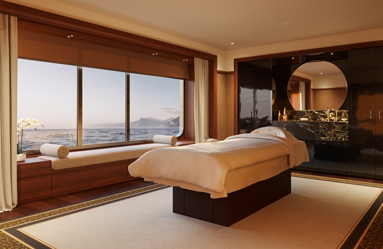 Spa on luxury cruises. 