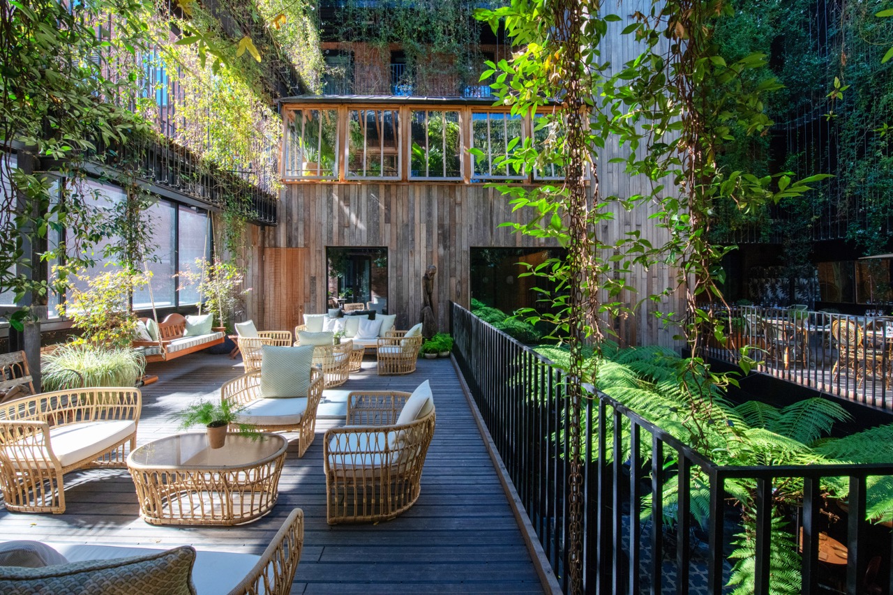 Terrace, Mandrake hotel.