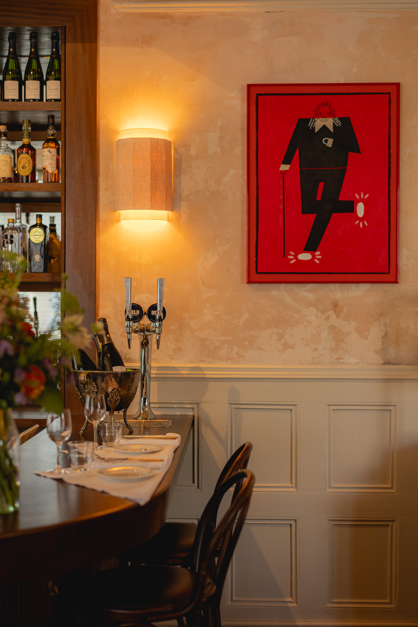 One Club Row, chefs table. 