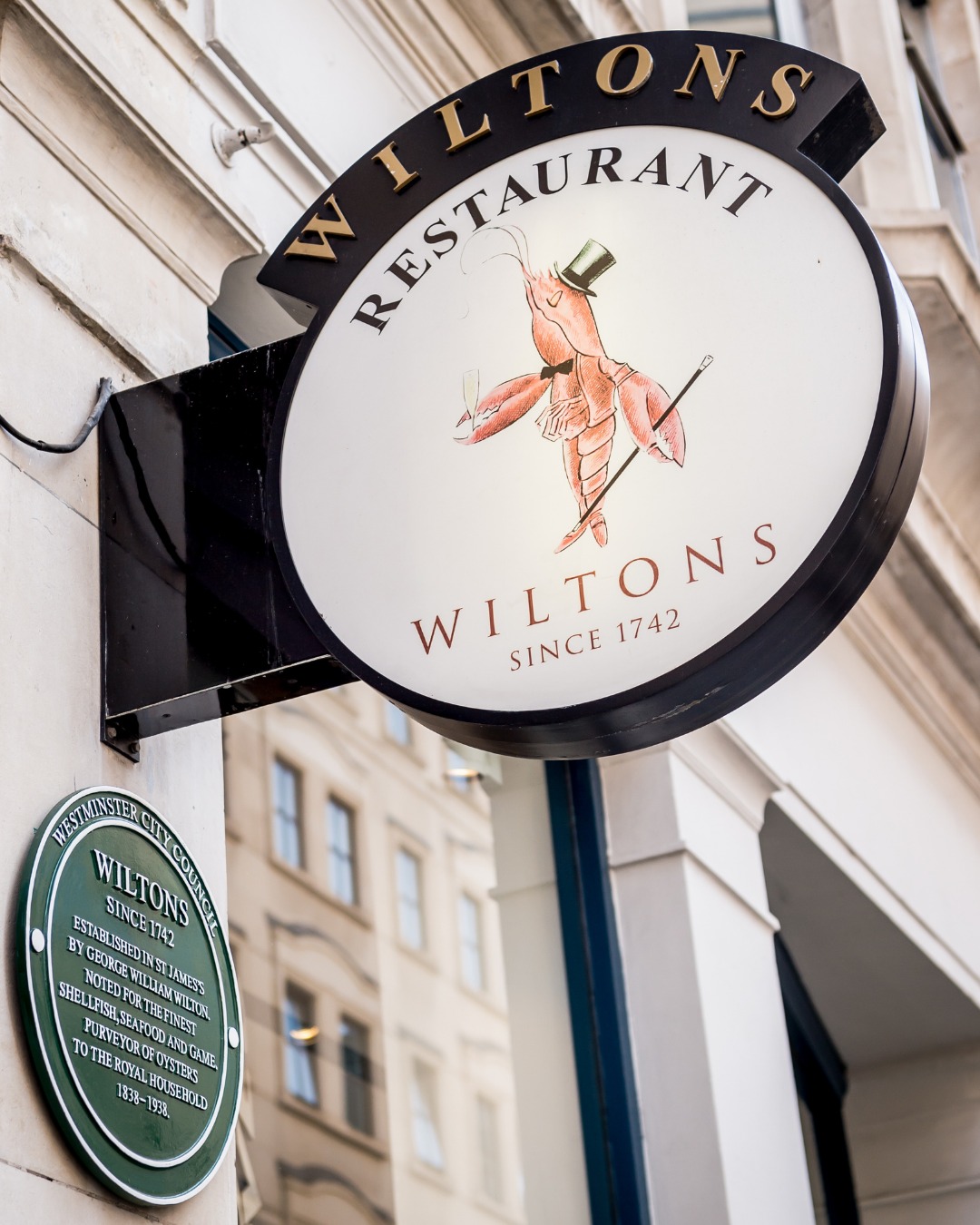Wiltons Royal Warrant Holder. 
