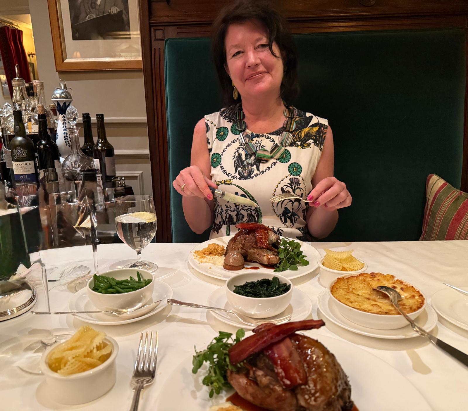 Lisa Barnard at Wiltons. 