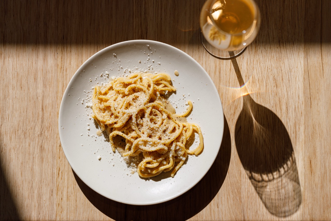 Manteca cacio e pepe. 