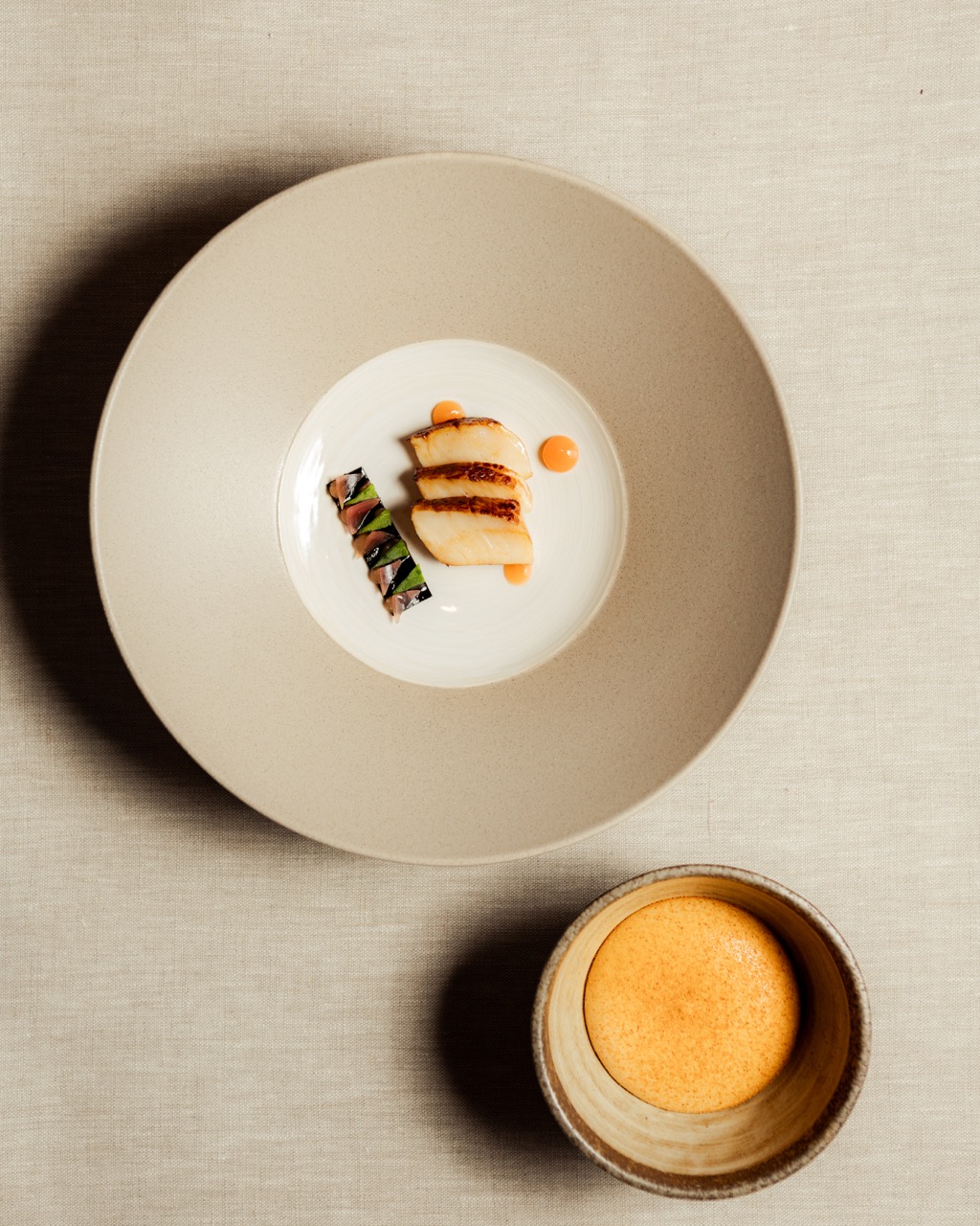 Open-fire Michelin star. 