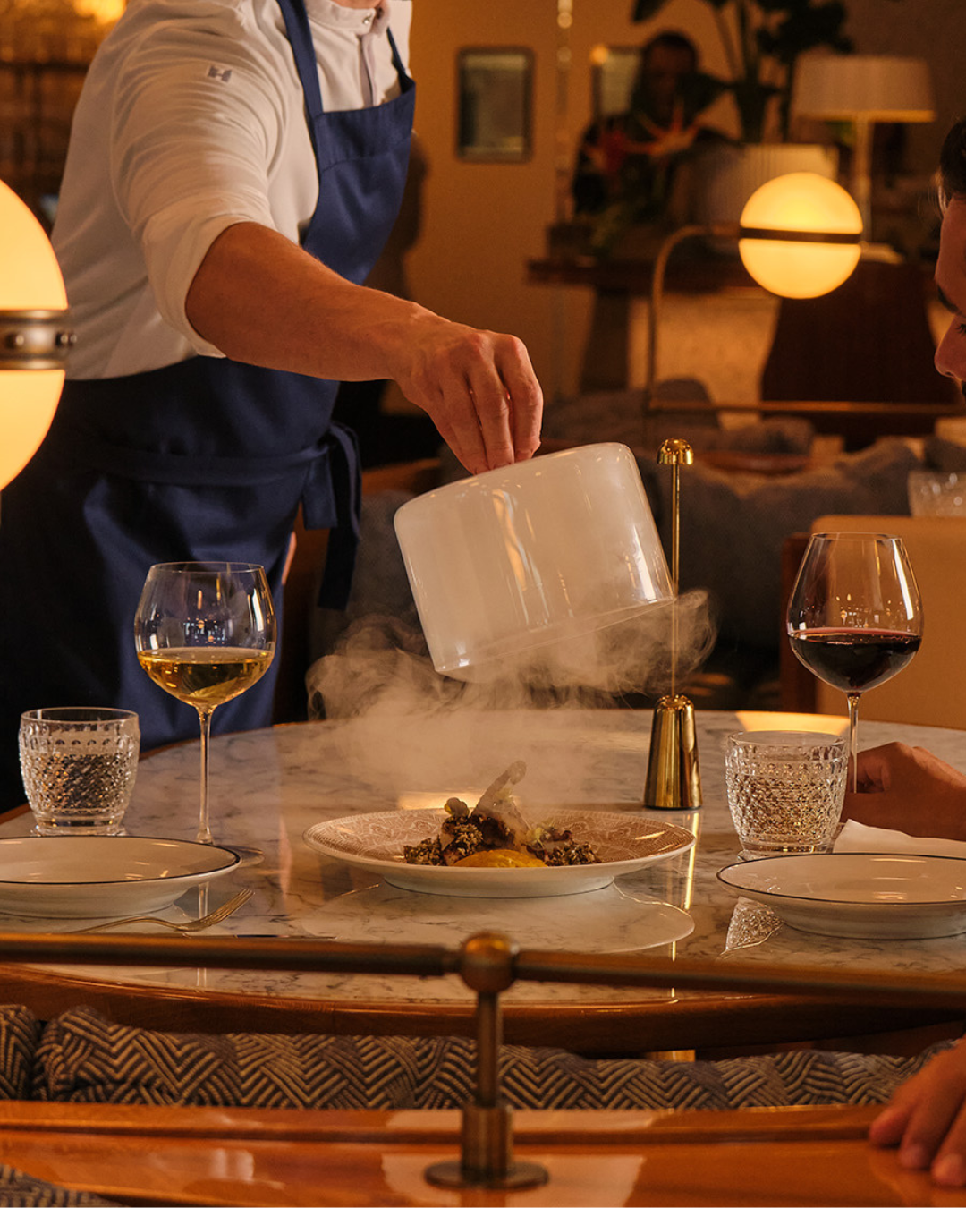Four Seasons fine dining. 