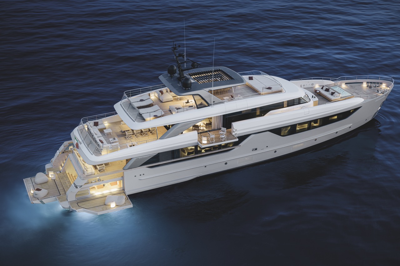 40.7m vessel, Sanlorenzo.