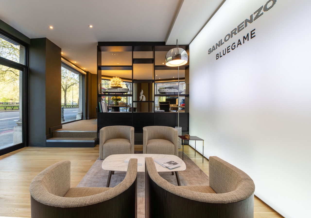 The Sanlorenzo Mayfair showroom. 
