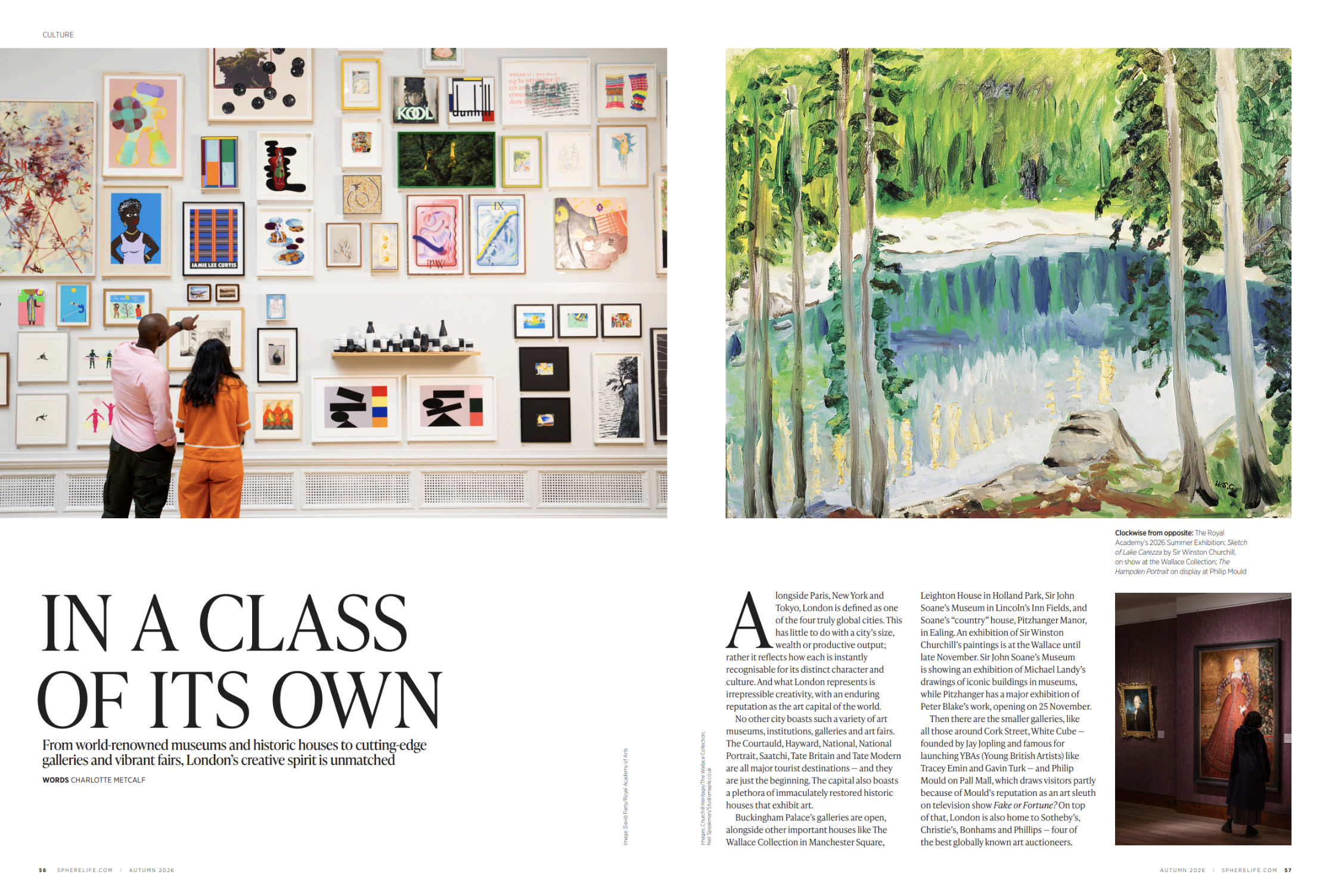Art, SPHERE autumn issue. 