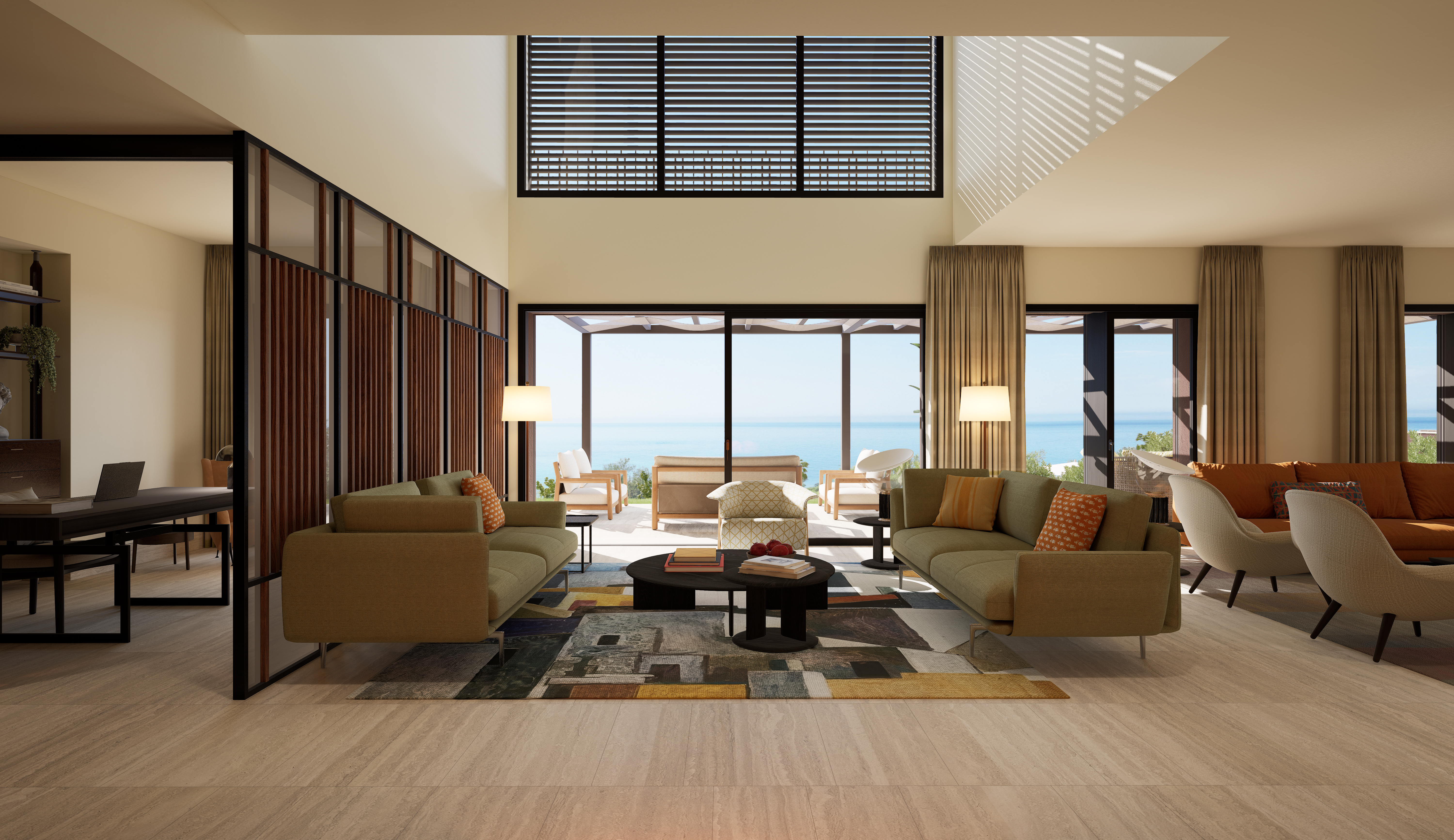 Rocco Forte Verdura living room. 