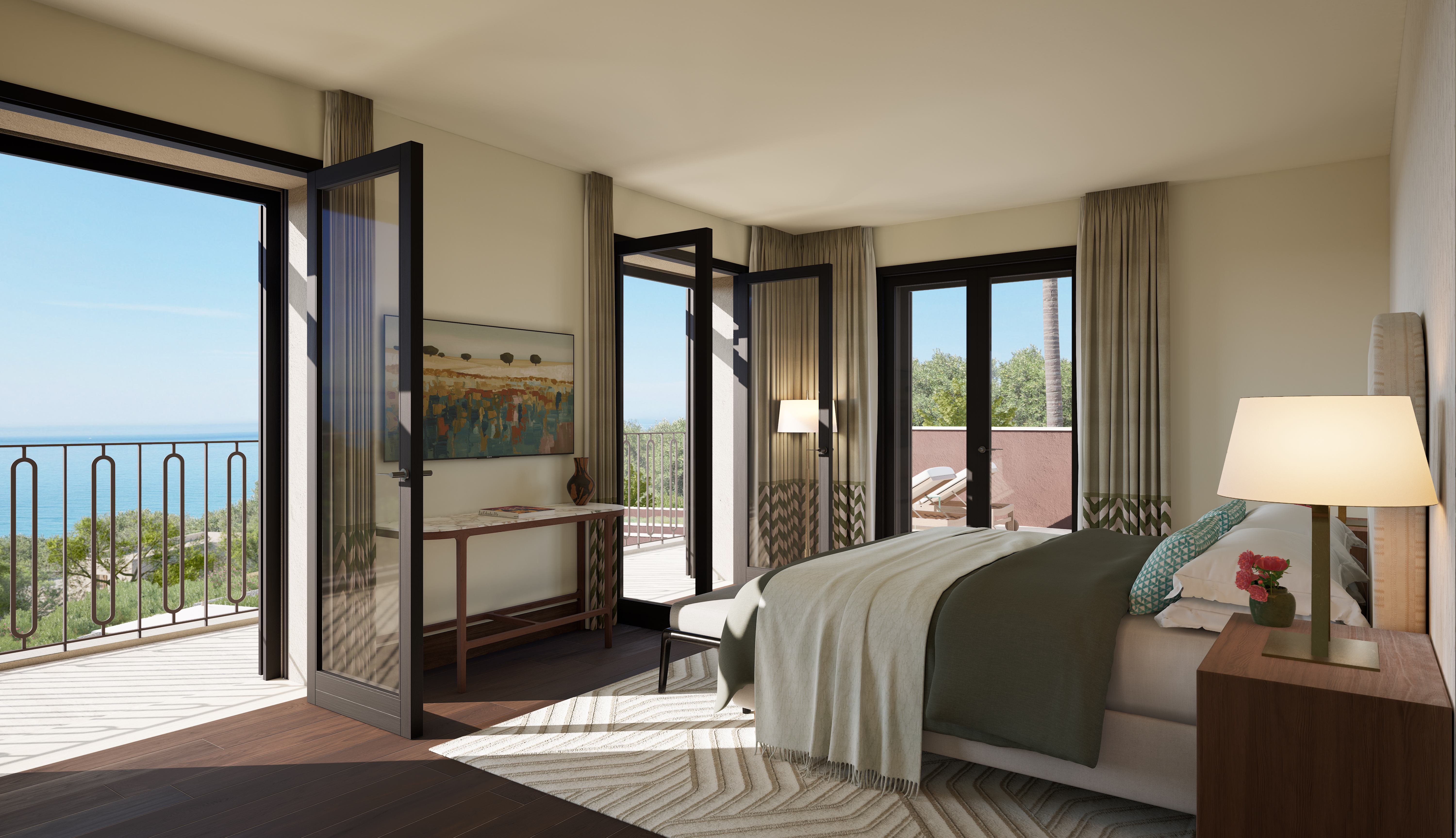 Rocco Forte Verdura master bedroom