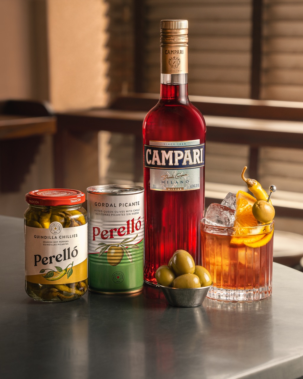 Em the Nutritionist, spicy negroni. 