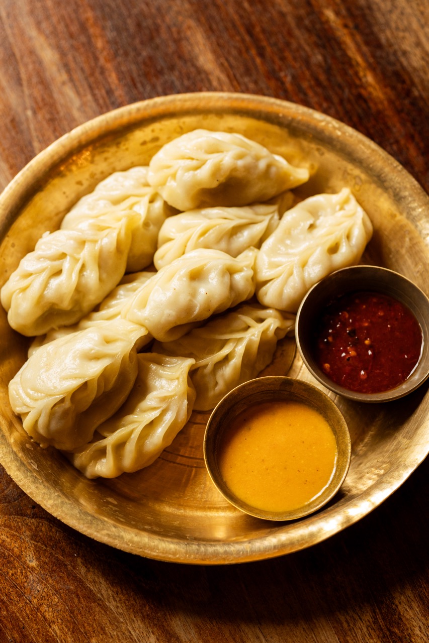 Vegetable momos. 