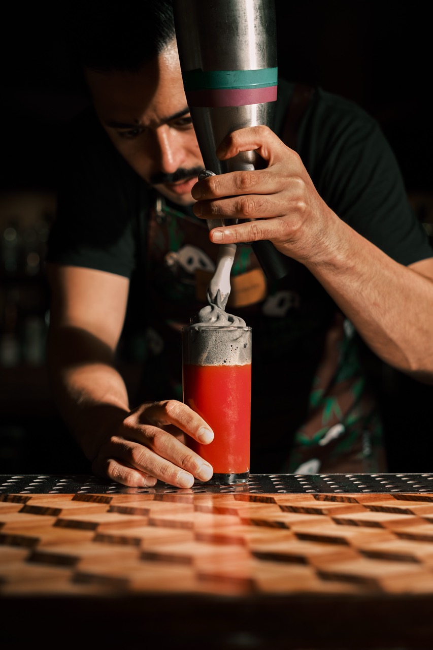 Mixologists bring the drama.