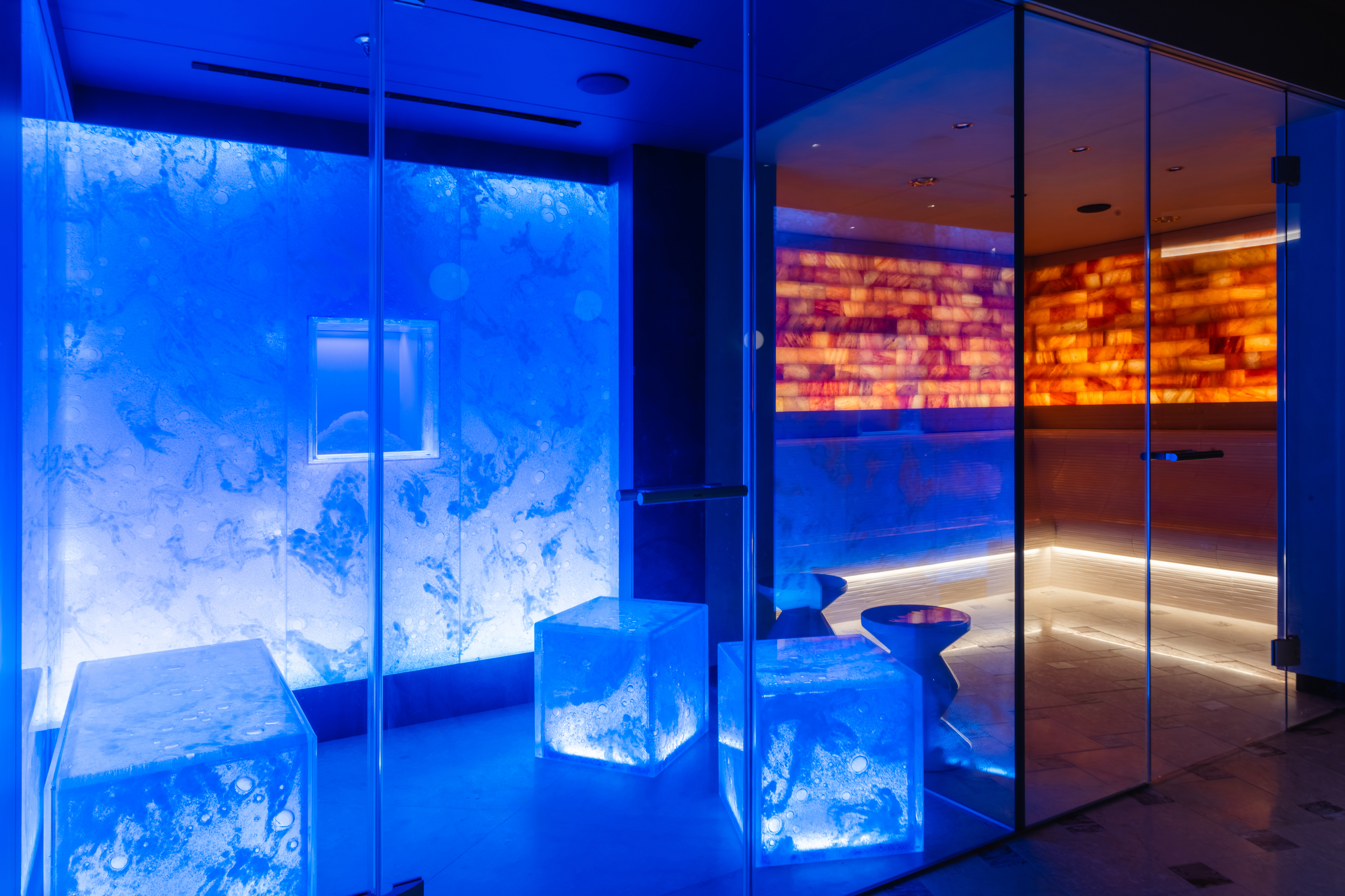 the newman spa salt room and ice lounge