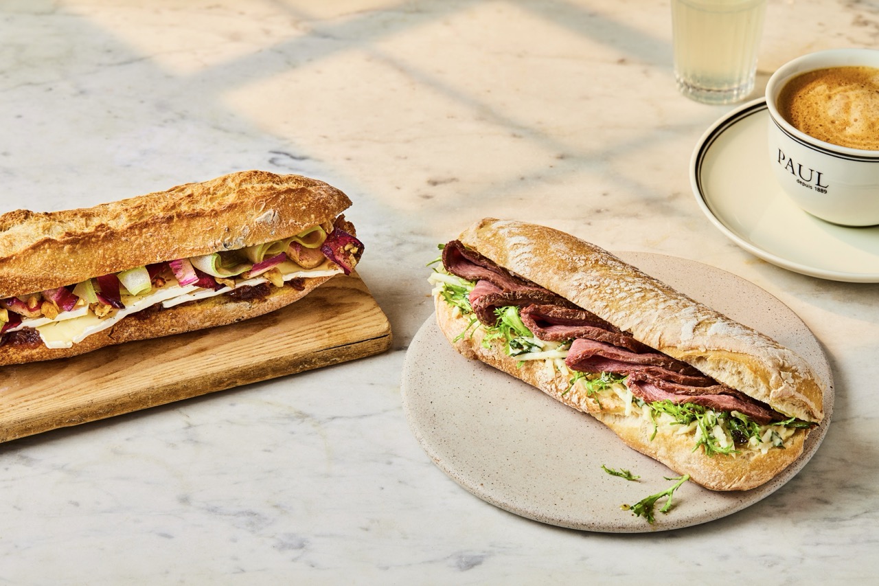Raymond Blanc sandwiches. 