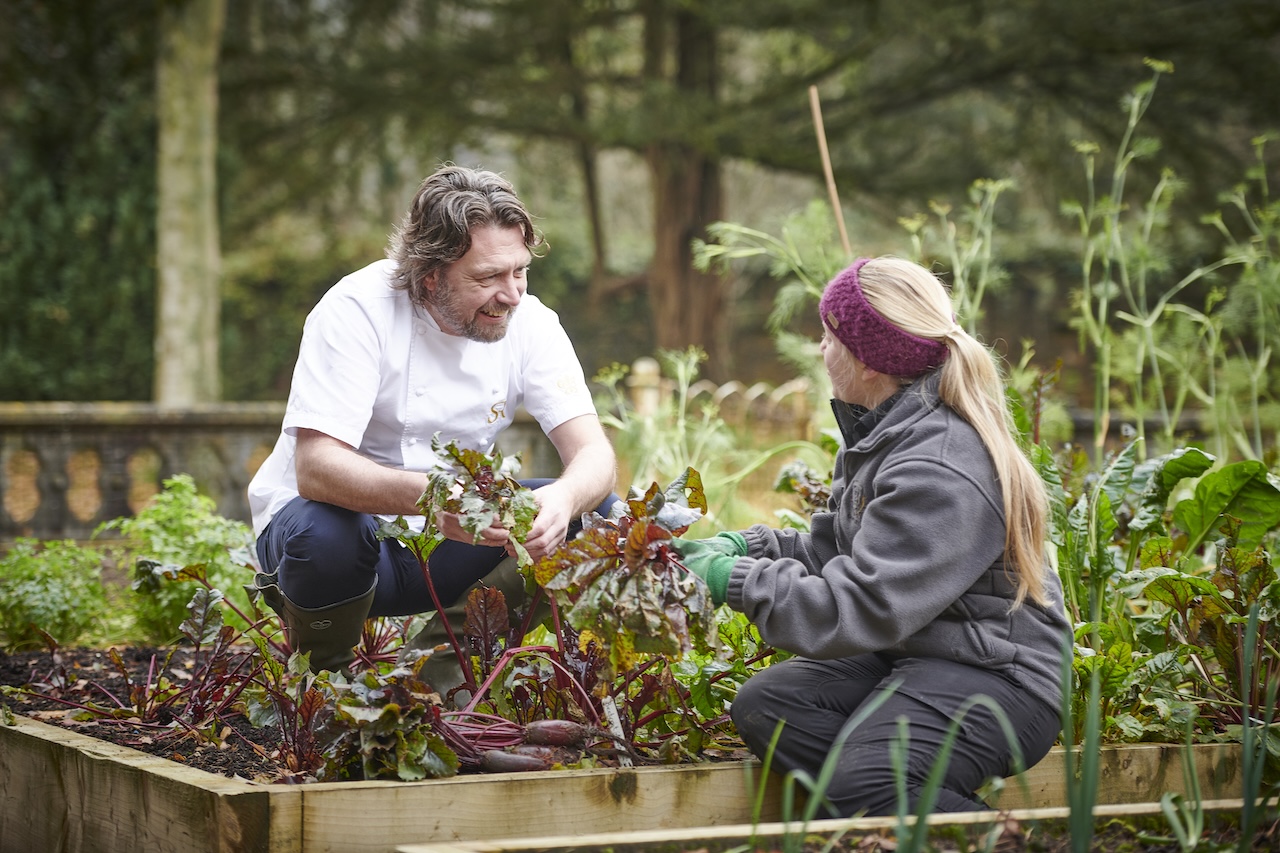 grantley hall shaun rankin in garden