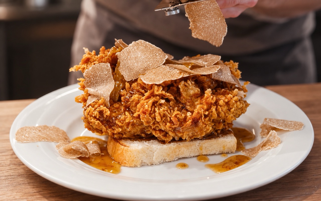 Truffle chicken, November events. 