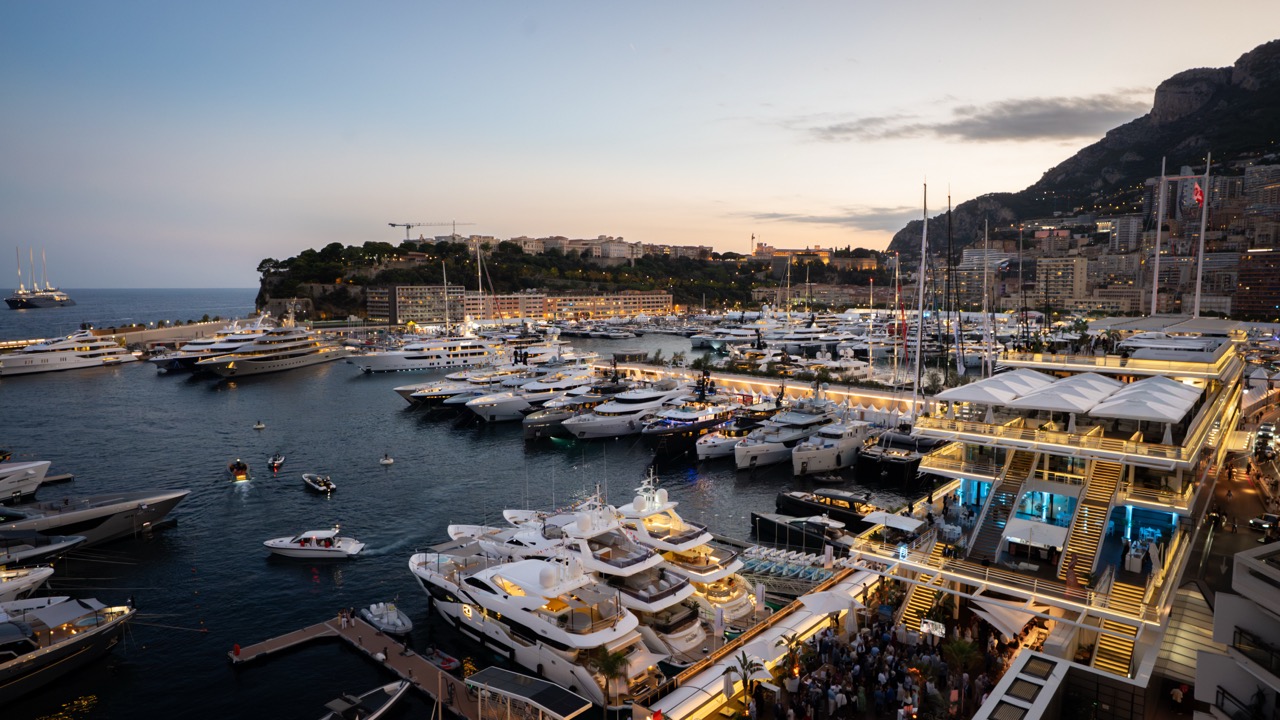 VistaJet terrace, Monaco Yacht Show.