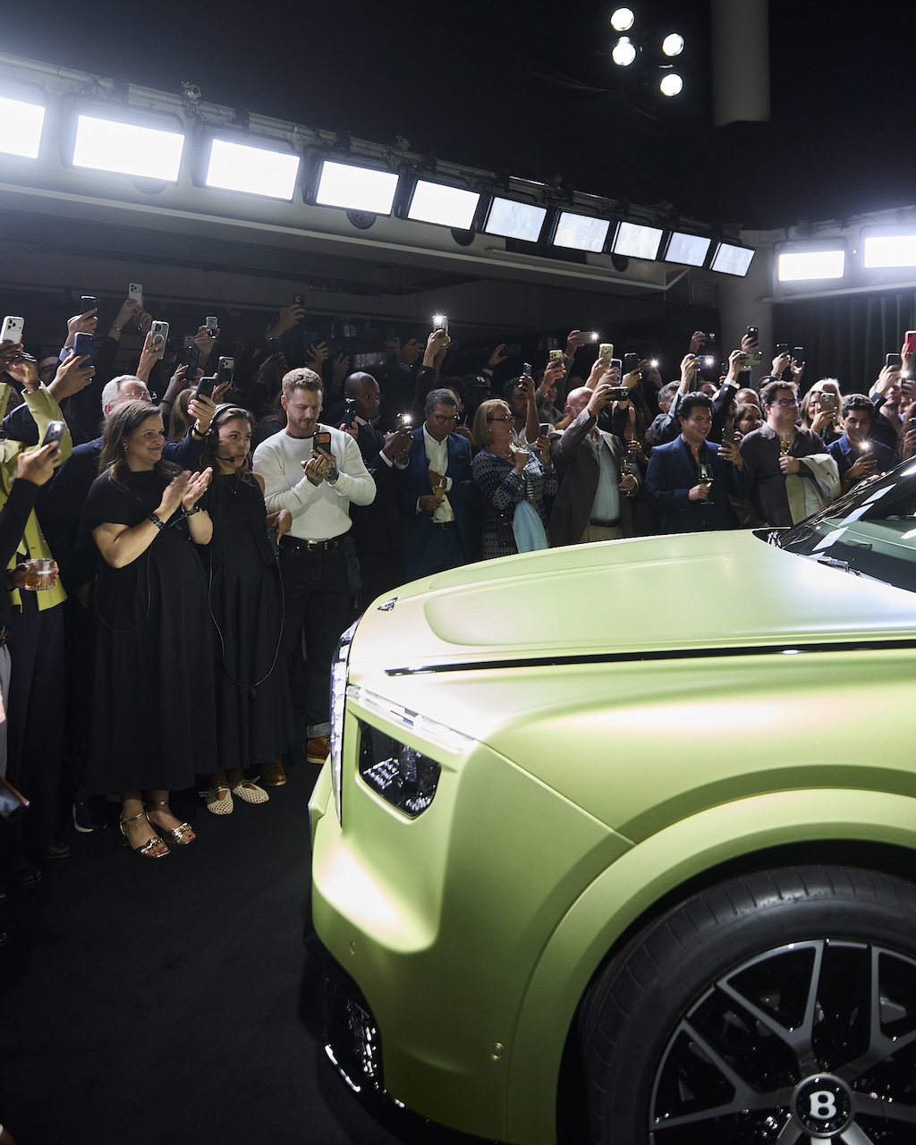 Crowd gathering for the Bentley Torcal Launch 