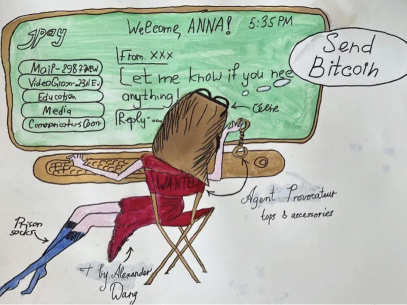 Anna Delvey scammer art exhibition