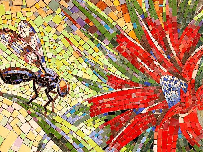 QEST Mosaic work by Gary Drostle