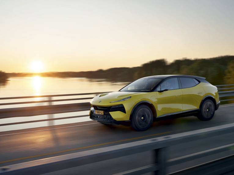 Lotus Eletre Launch - in motion side view