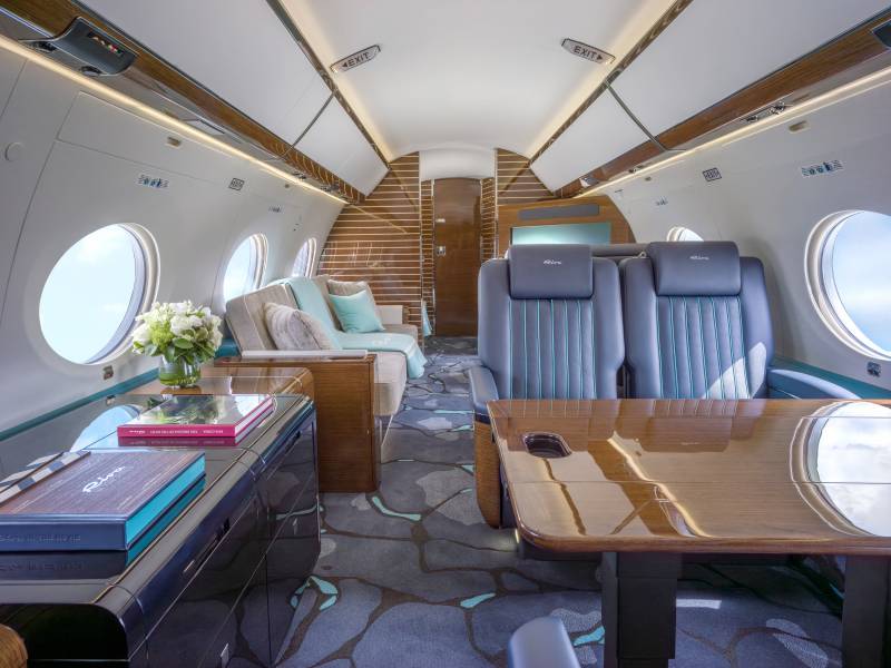 Riva Flexjet new custom cabin design.