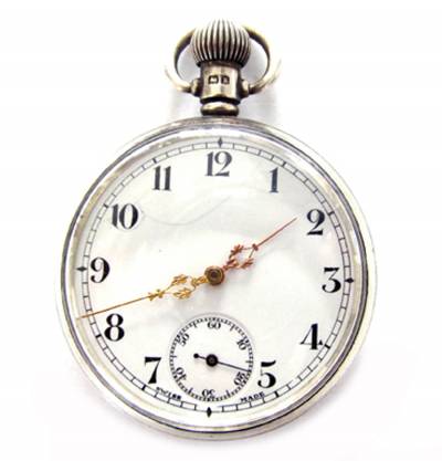 Silver-pocket-watch-top-winder-Swiss-made-17-jewels