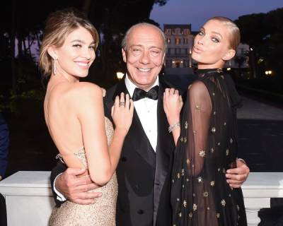 Camila Morrone, Fawaz Gruosi & Elsa Hosk at the de Grisogono Love On The Rocks Party, Eden Roc, 23rd May 2017