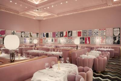 Sketch’s Gallery restaurant showcasing work by David Shrigley