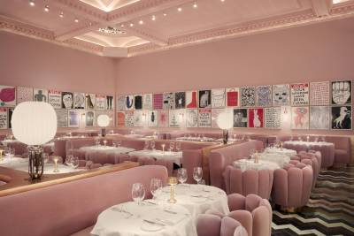 Sketch’s Gallery restaurant showcasing work by David Shrigley