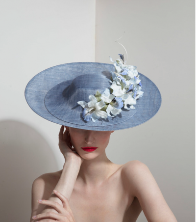 A haute couture hat by Philip Treacy 