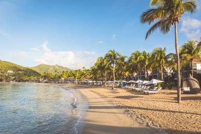 One of Antigua's beautiful beaches