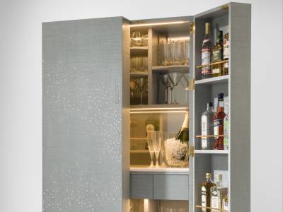 Cupboard love: Bespoke cocktail cabinets by Zelouf & Bell