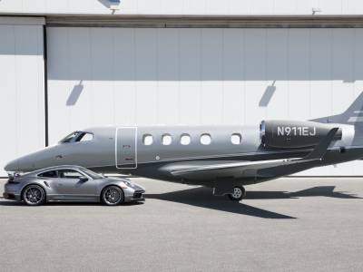 High-flying performance: Porsche collaborates with Embraer