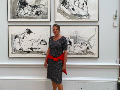 Tracey Emin at her Royal Academy Show