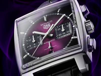 TAG Heuer Monaco Purple Dial Limited Edition 
