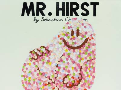 Mr Hirst by Sebastian Chaumeton at Maddox Gallery