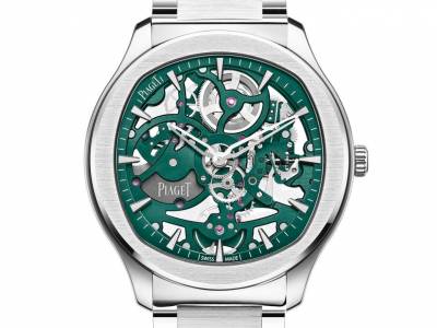 Piaget Polo Skeleton Watch in Green
