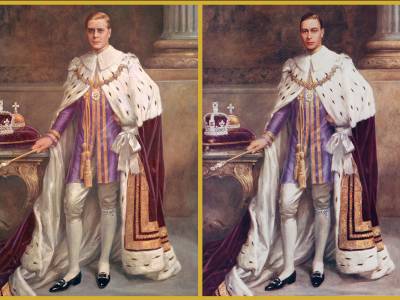 King Edward Viii to George Vi royal photoshop