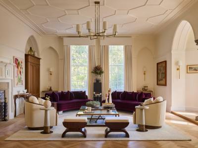 Inside Kensington Palace Gardens property. 