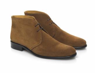 Fairfax & Favor Desert boots in soft-suede tan, £195, fairfaxandfavor.com