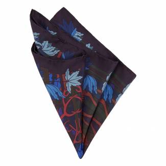 Furious Goose Stags pocket square, £65