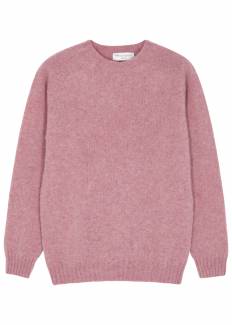 Officine Générale Shetland pink wool jumper, £235, harveynichols.com