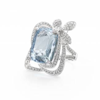 Malham Rock aquamarine ring by Boodles