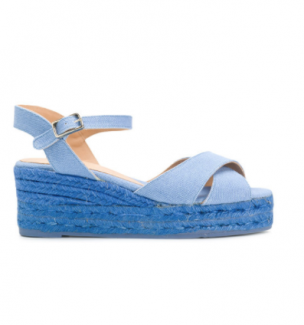 Castañer blue canvas sandals