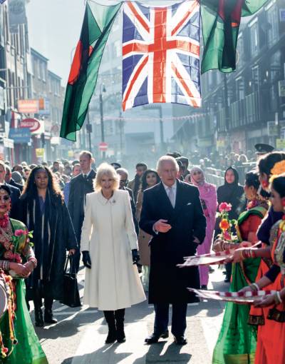 King Charles III with Queen Consort Camilla